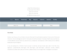 Tablet Screenshot of dicksonlawgroup.com